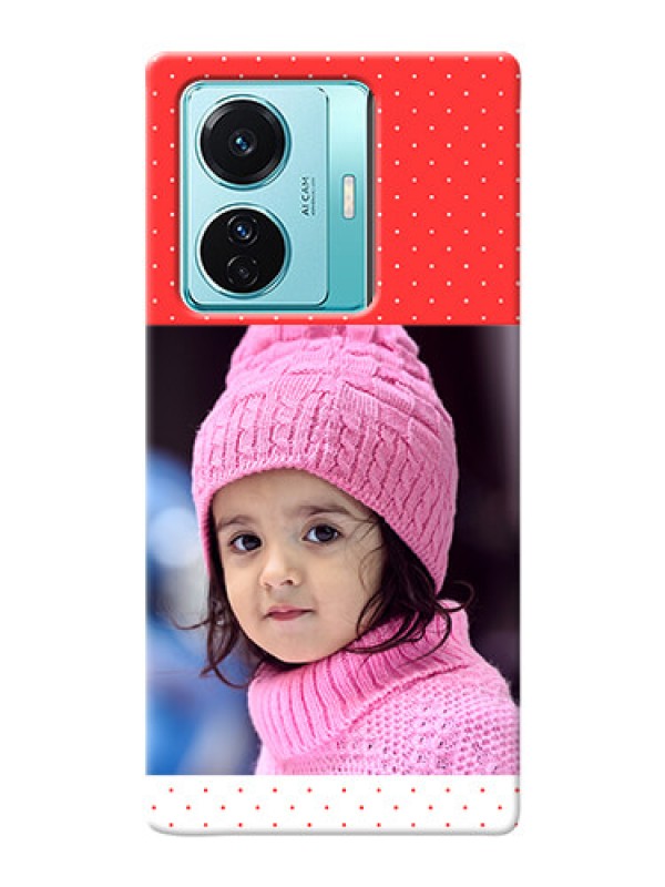 Custom Vivo T1 Pro 5G personalised phone covers: Red Pattern Design