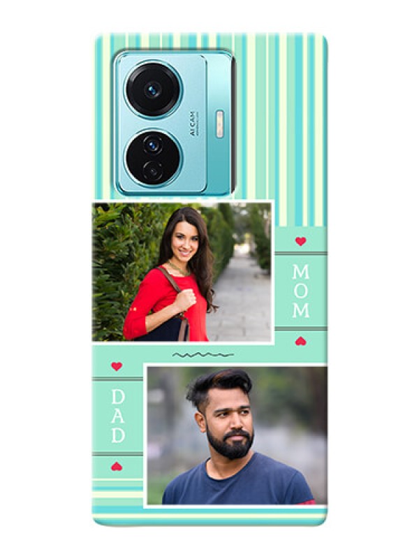 Custom Vivo T1 Pro 5G custom mobile phone covers: Mom & Dad Pic Design