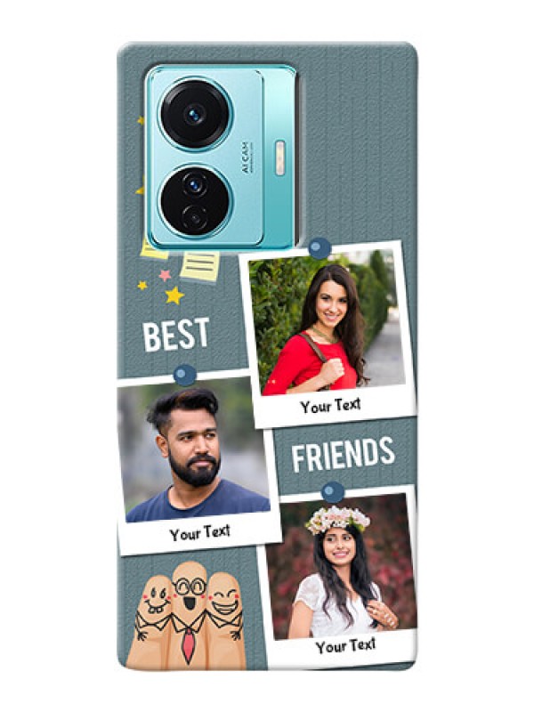 Custom Vivo T1 Pro 5G Mobile Cases: Sticky Frames and Friendship Design