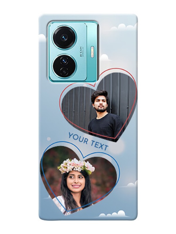 Custom Vivo T1 Pro 5G Phone Cases: Blue Color Couple Design 