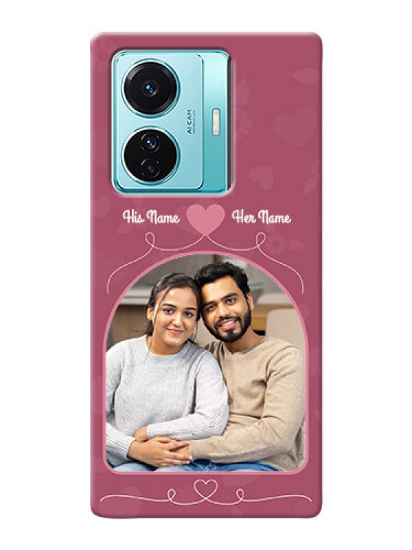 Custom Vivo T1 Pro 5G mobile phone covers: Love Floral Design