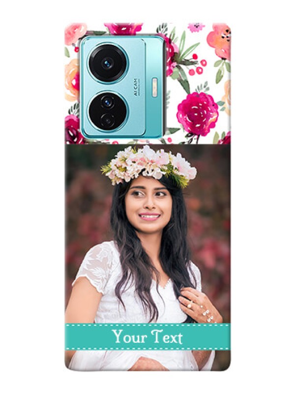 Custom Vivo T1 Pro 5G Personalized Mobile Cases: Watercolor Floral Design