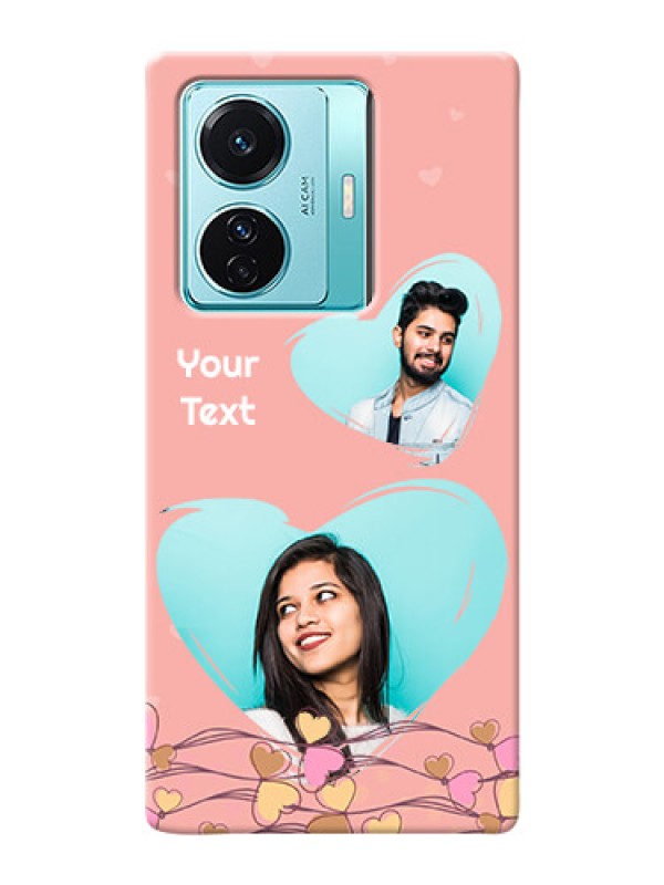 Custom Vivo T1 Pro 5G customized phone cases: Love Doodle Design