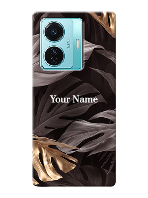 Custom Vivo T1 Pro 5G Mobile Back Covers: Wild Leaves digital paint Design