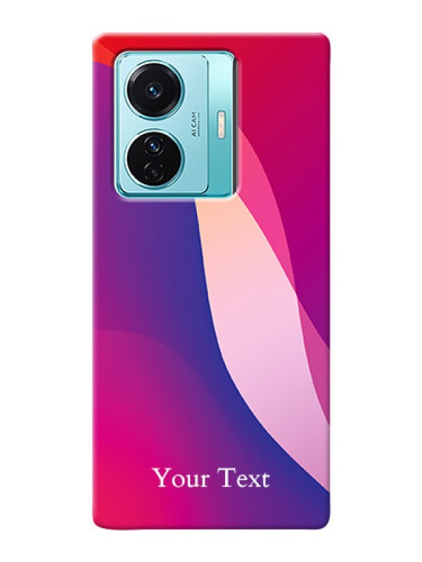 Custom Vivo T1 Pro 5G Mobile Back Covers: Digital abstract Overlap Design