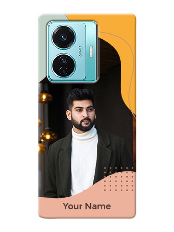 Custom Vivo T1 Pro 5G Custom Phone Cases: Tri-coloured overlay design