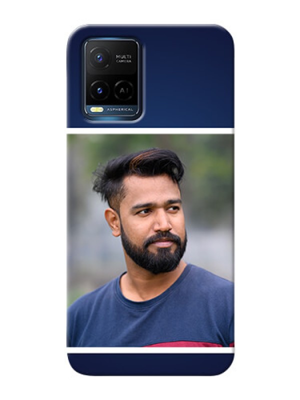 Custom Vivo T1X Mobile Cases: Simple Royal Blue Design