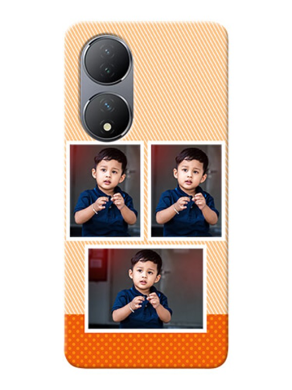 Custom Vivo T2 5G Mobile Back Covers: Bulk Photos Upload Design