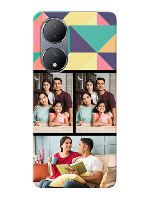 Custom Vivo T2 5G personalised phone covers: Bulk Pic Upload Design