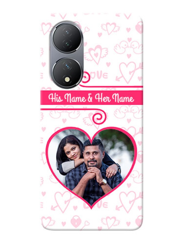Custom Vivo T2 5G Personalized Phone Cases: Heart Shape Love Design