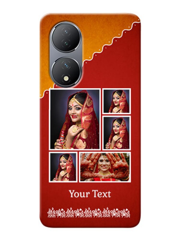 Custom Vivo T2 5G customized phone cases: Wedding Pic Upload Design