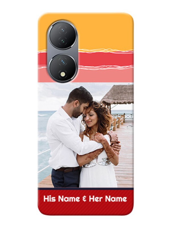 Custom Vivo T2 5G custom mobile phone covers: Colorful Case Design