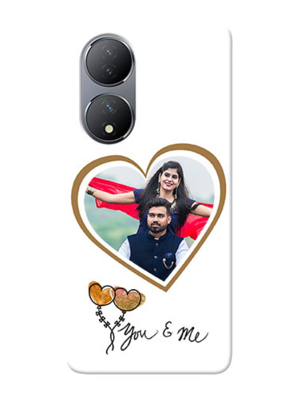 Custom Vivo T2 5G customized phone cases: You & Me Design