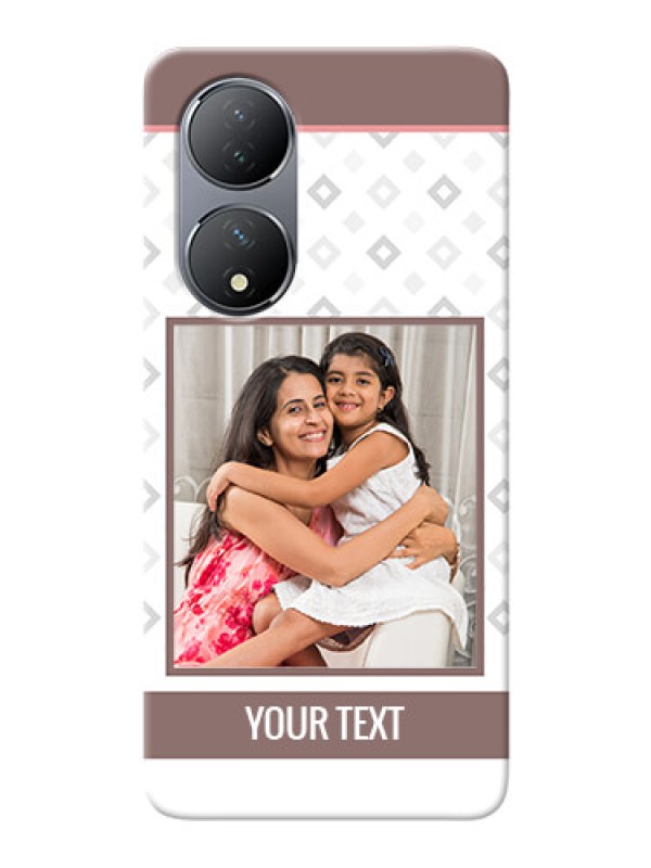 Custom Vivo T2 5G custom back covers: Simple Diamond Design