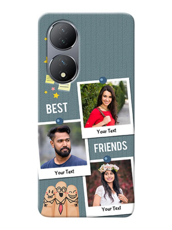 Custom Vivo T2 5G Mobile Cases: Sticky Frames and Friendship Design