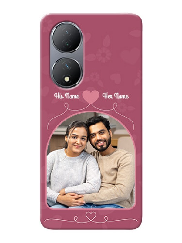 Custom Vivo T2 5G mobile phone covers: Love Floral Design