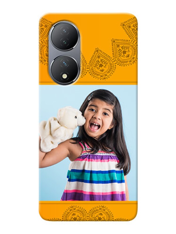 Custom Vivo T2 5G custom mobile back covers: Photo Wedding Design 