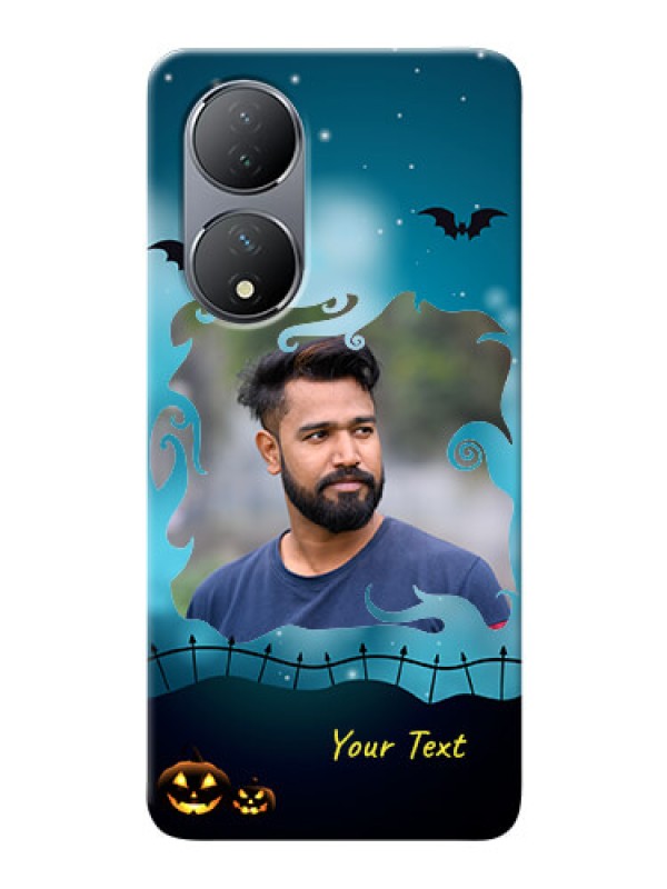 Custom Vivo T2 5G Personalised Phone Cases: Halloween frame design