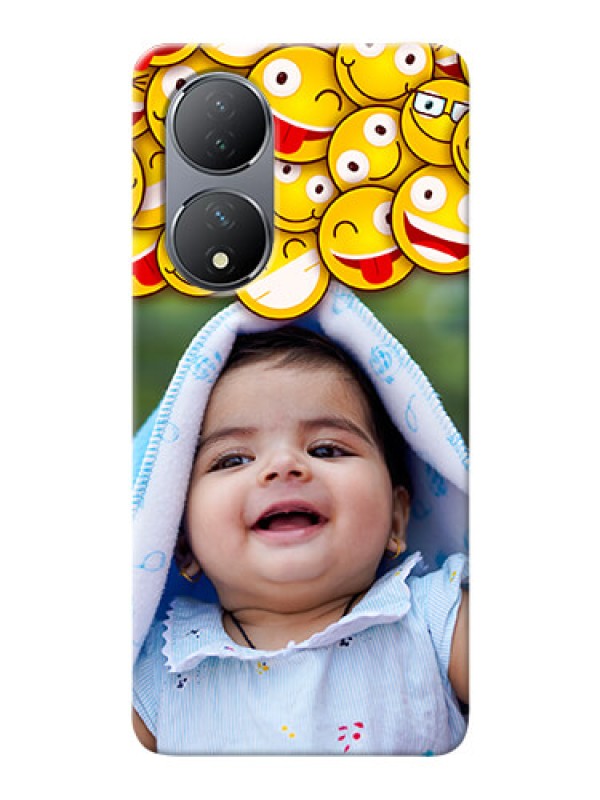 Custom Vivo T2 5G Custom Phone Cases with Smiley Emoji Design