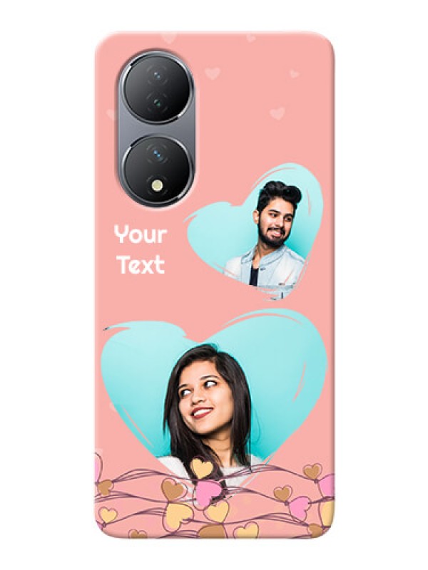 Custom Vivo T2 5G customized phone cases: Love Doodle Design