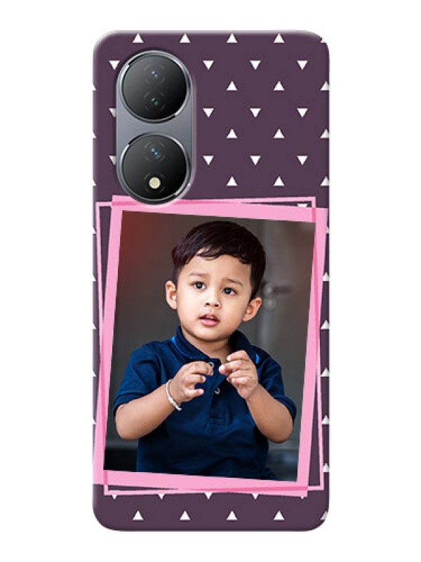 Custom Vivo T2 5G Phone Cases: Triangle Pattern Dotted Design