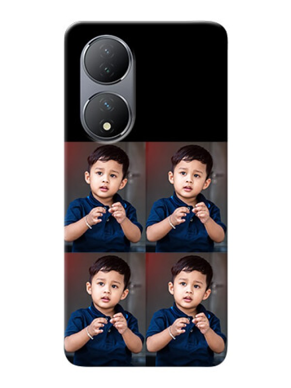 Custom Vivo T2 5G 4 Image Holder on Mobile Cover