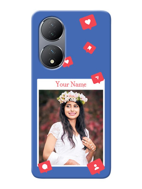 Custom Vivo T2 5G Back Covers: Like Share And Comment Design