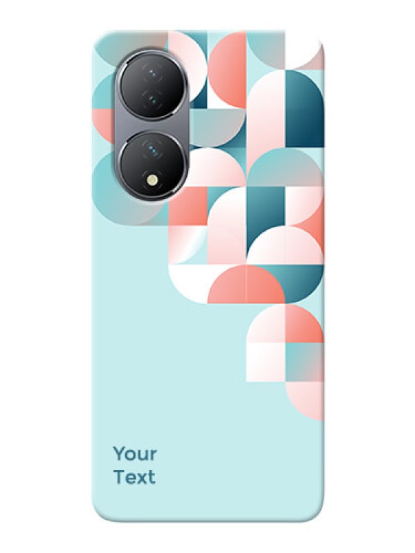 Custom Vivo T2 5G Back Covers: Stylish Semi-circle Pattern Design
