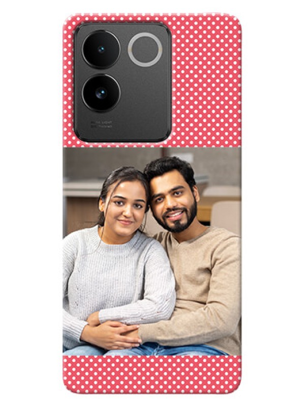 Custom Vivo T2 Pro 5G Custom Mobile Case with White Dotted Design