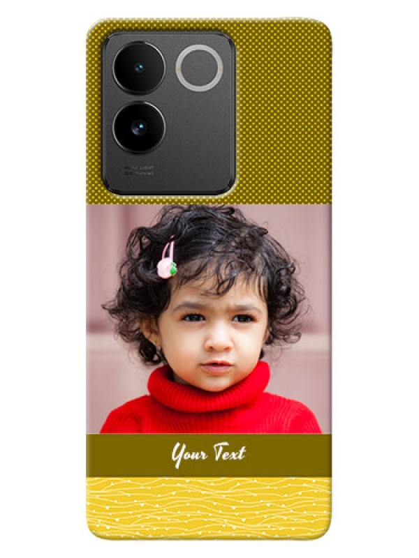 Custom Vivo T2 Pro 5G custom mobile back covers: Simple Green Color Design