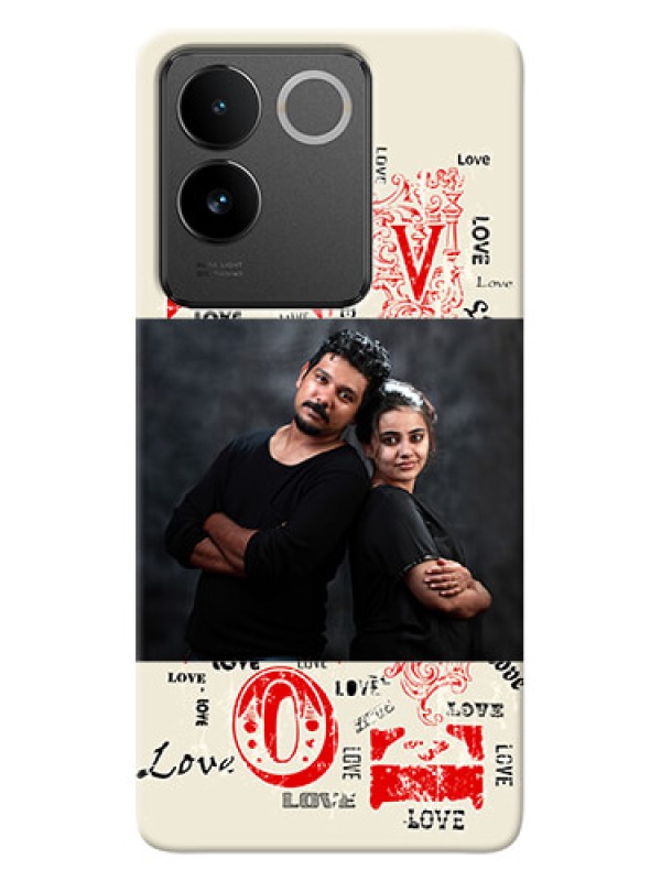 Custom Vivo T2 Pro 5G mobile cases online: Trendy Love Design Case