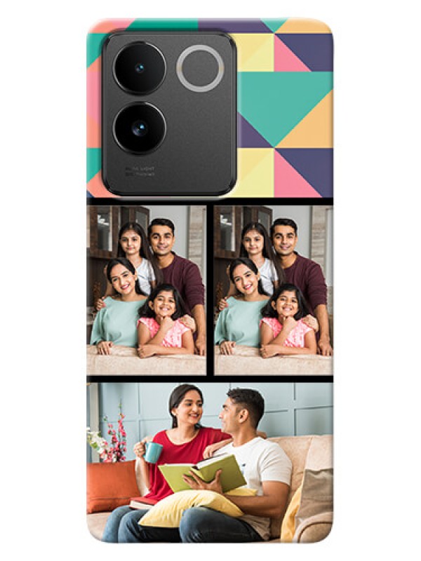 Custom Vivo T2 Pro 5G personalised phone covers: Bulk Pic Upload Design