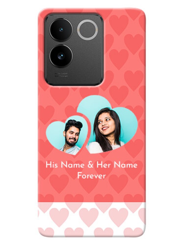 Custom Vivo T2 Pro 5G personalized phone covers: Couple Pic Upload Design
