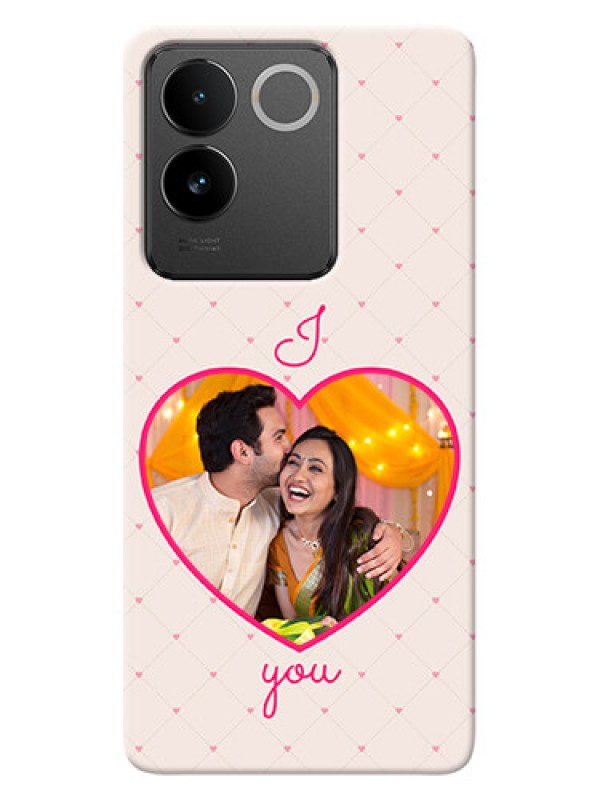 Custom Vivo T2 Pro 5G Personalized Mobile Covers: Heart Shape Design