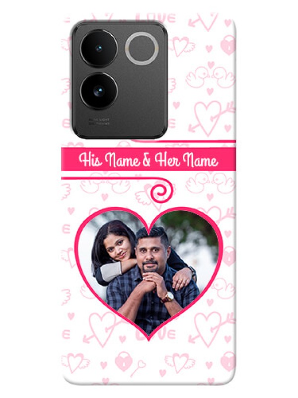 Custom Vivo T2 Pro 5G Personalized Phone Cases: Heart Shape Love Design