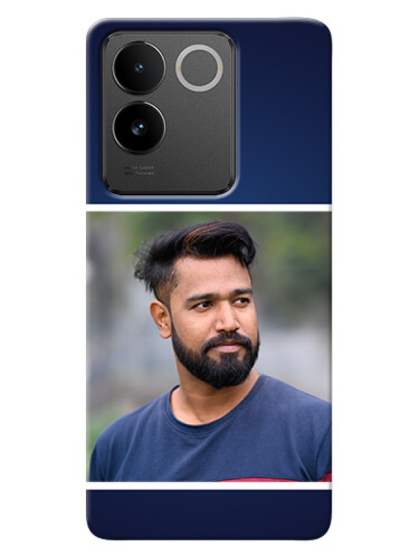 Custom Vivo T2 Pro 5G Mobile Cases: Simple Royal Blue Design