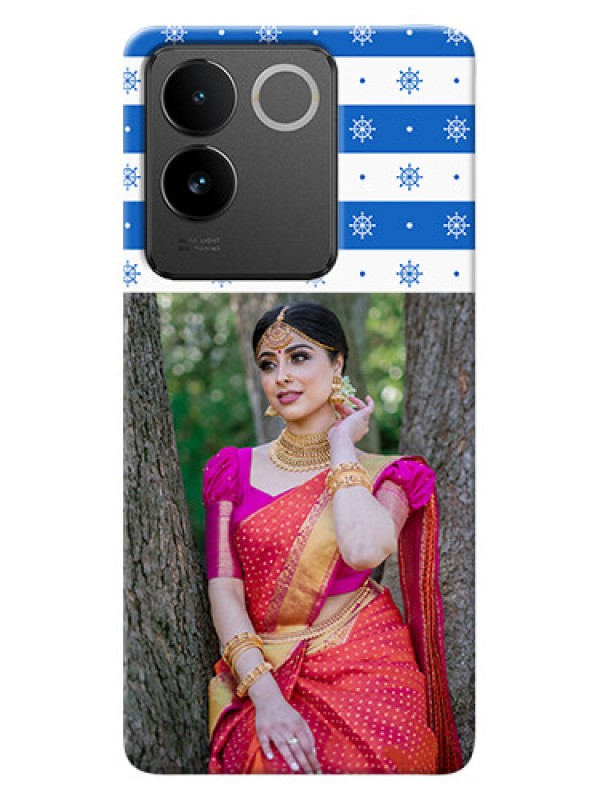 Custom Vivo T2 Pro 5G custom mobile covers: Snow Pattern Design