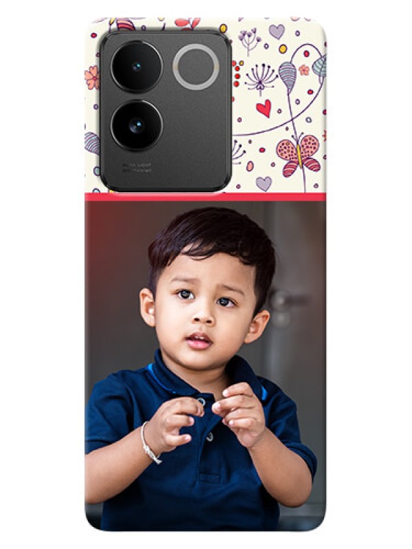 Custom Vivo T2 Pro 5G phone back covers: Premium Floral Design