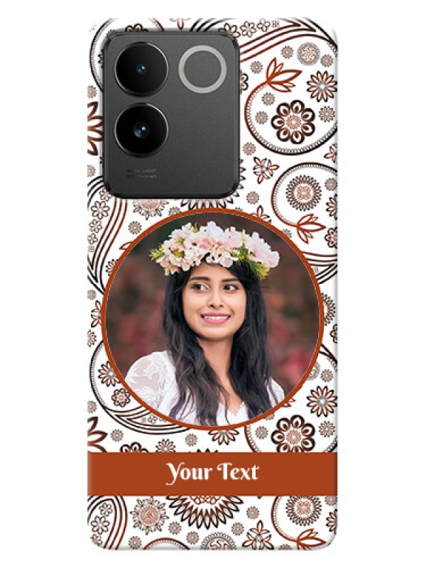 Custom Vivo T2 Pro 5G phone cases online: Abstract Floral Design