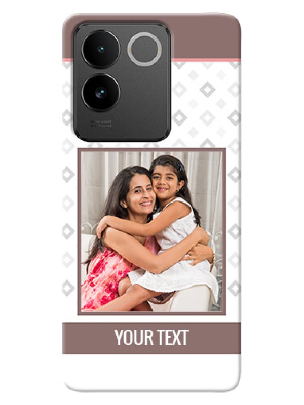 Custom Vivo T2 Pro 5G custom back covers: Simple Diamond Design