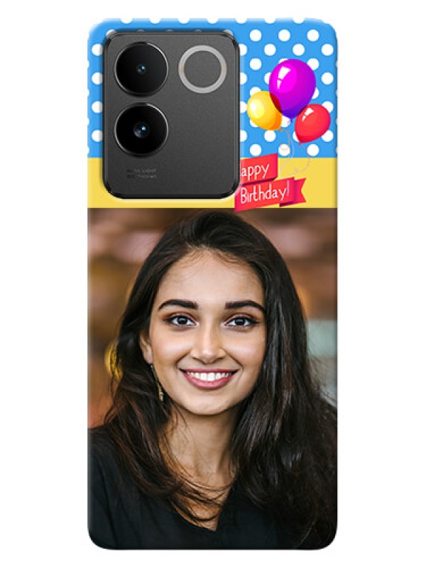 Custom Vivo T2 Pro 5G custom mobile back covers: Happy Birthday Design