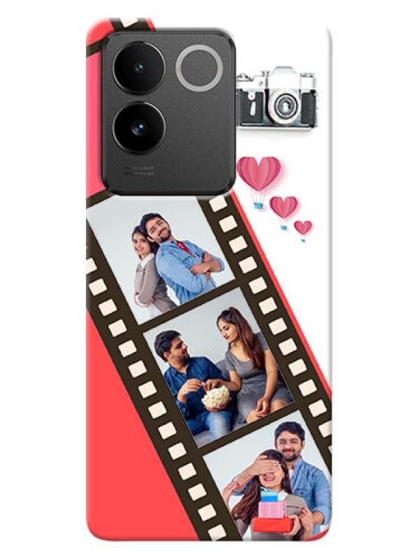 Custom Vivo T2 Pro 5G custom phone covers: 3 Image Holder with Film Reel