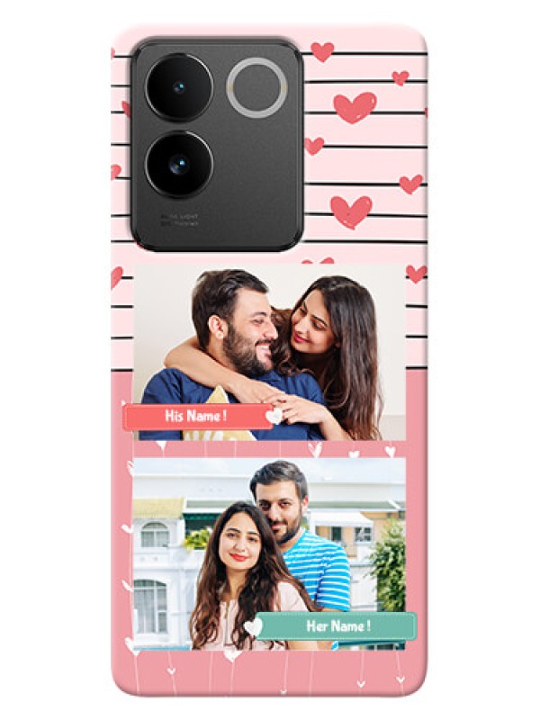 Custom Vivo T2 Pro 5G custom mobile covers: Photo with Heart Design