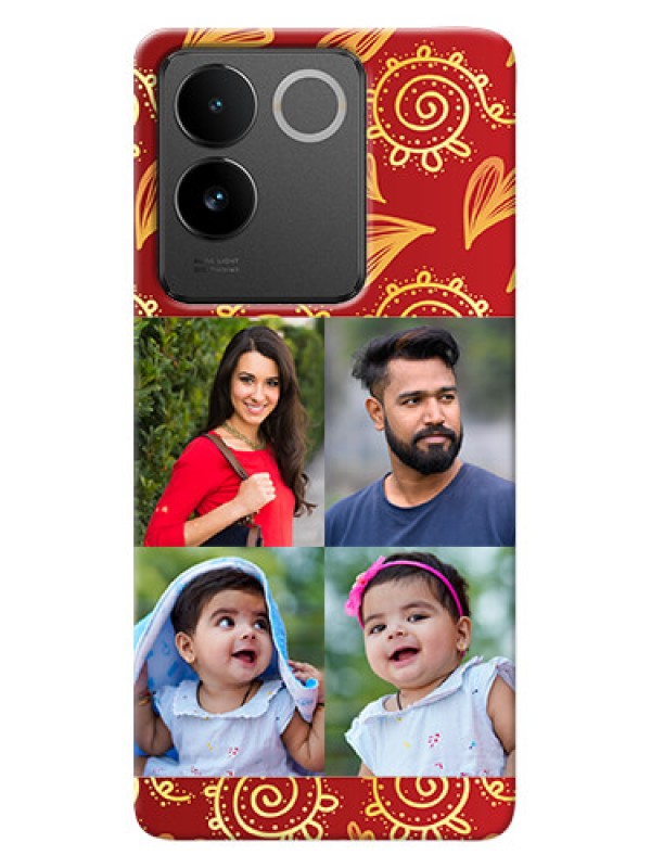 Custom Vivo T2 Pro 5G Mobile Phone Cases: 4 Image Traditional Design