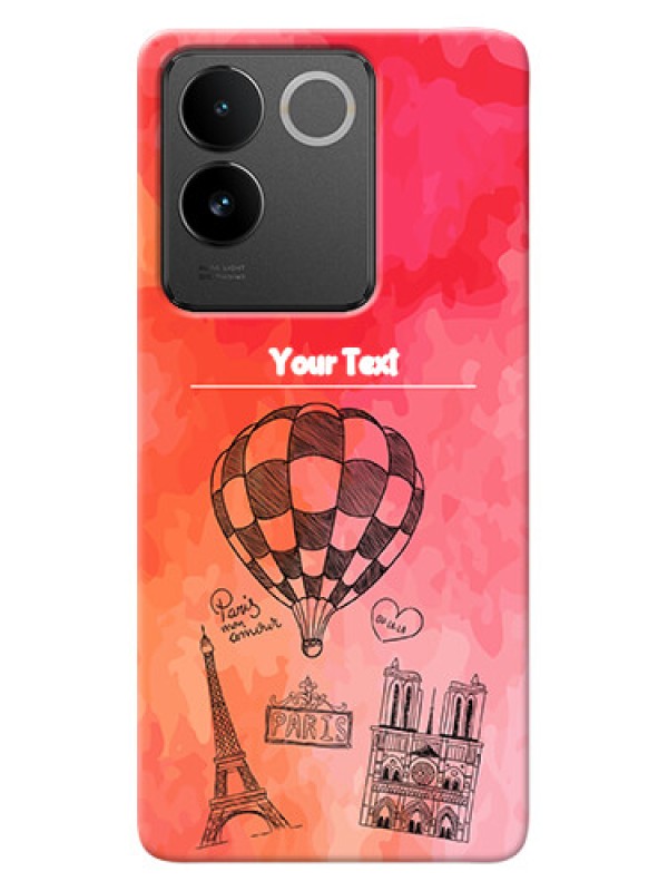 Custom Vivo T2 Pro 5G Personalized Mobile Covers: Paris Theme Design