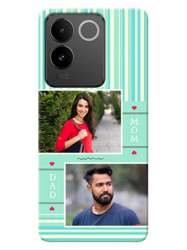 Custom Vivo T2 Pro 5G custom mobile phone covers: Mom & Dad Pic Design