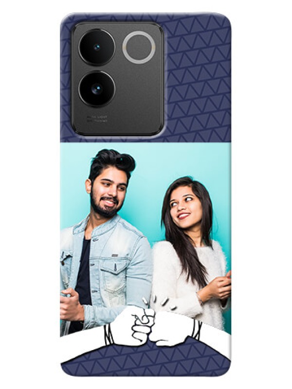 Custom Vivo T2 Pro 5G Mobile Covers Online with Best Friends Design