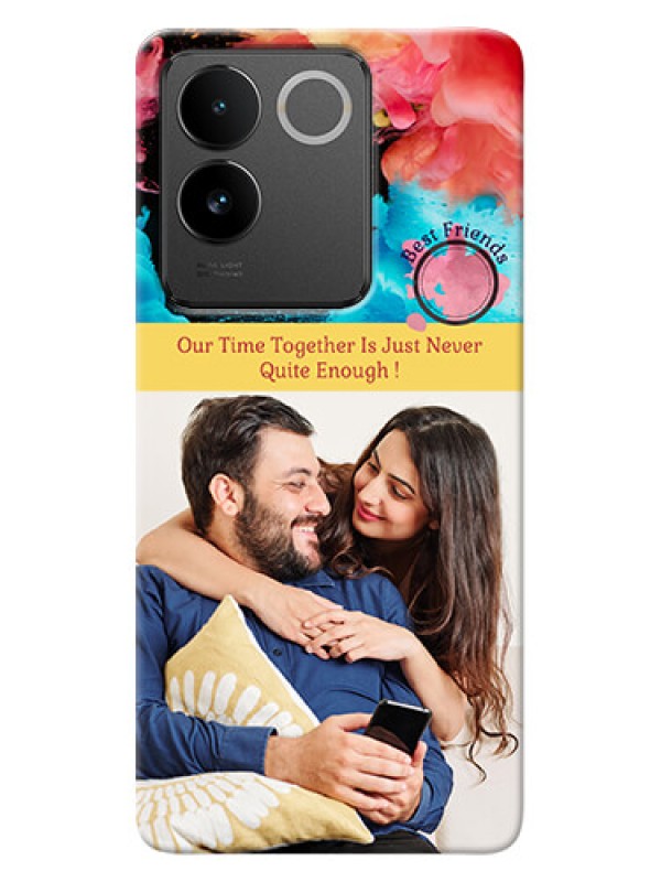 Custom Vivo T2 Pro 5G Mobile Cases: Quote with Acrylic Painting Design