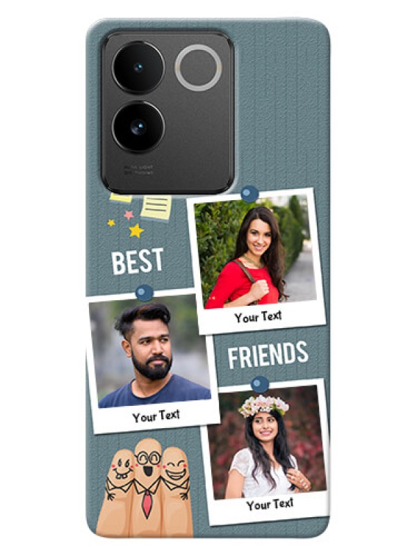 Custom Vivo T2 Pro 5G Mobile Cases: Sticky Frames and Friendship Design