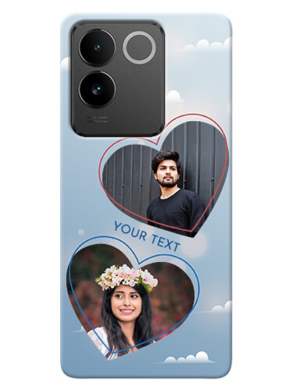 Custom Vivo T2 Pro 5G Phone Cases: Blue Color Couple Design